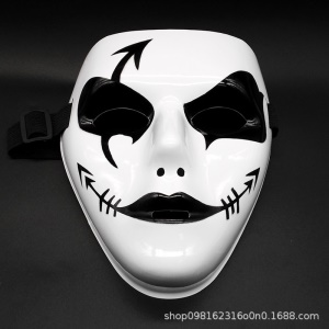 Masque d'Halloween plein visage PVC blister