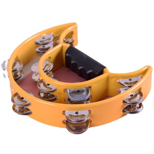 EASTTOP tambourin double tour 10 cloches en fer inoxydable