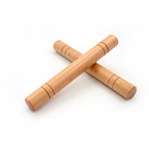 XINLV Baguette de batterie en bois rond couleur