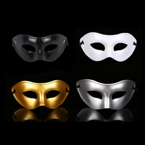 Masque de bal en plastique demi-visage
