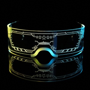 Lunettes LED luminescentes  Sensation acrylique