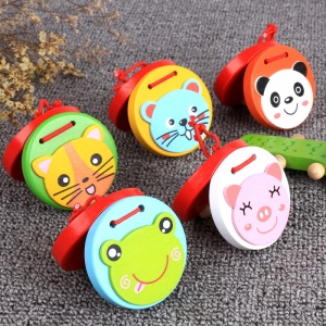 WODI Castagnettes  animaux en bois