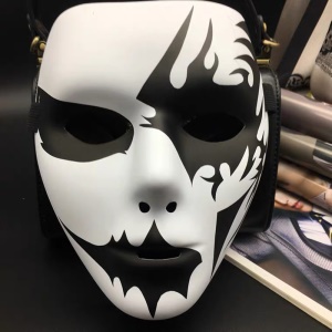 Masque d'Halloween plein visage PVC blister