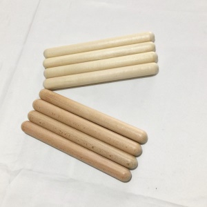 DUOLAMI Baguette de batterie en bois rond couleur