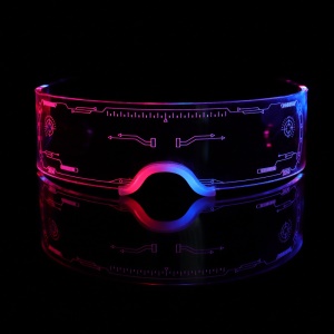 Lunettes LED luminescentes  Sensation acrylique
