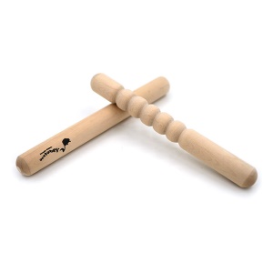 XINLV Baguette de batterie en bois rond couleur
