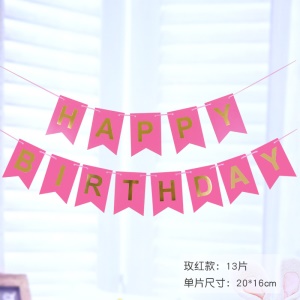 HONGQING Accessoires de décoration de fête d'anniversaire