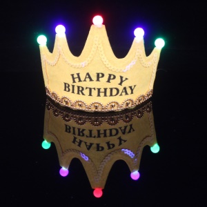 Couronne lumineuse de fête d'anniversaire