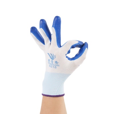 Gants de protection  en caoutchouc au nitrile résistant à l'usure et antidérapant
