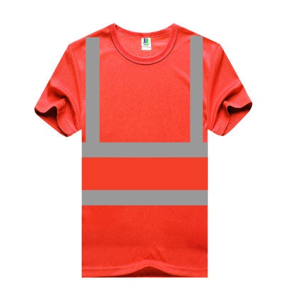 T-shirt pour personnel de construction chantier à Séchage rapide  manches courtes