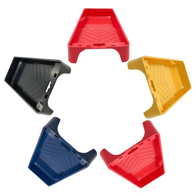 Palette de peinture noire en plastique 4 pouces