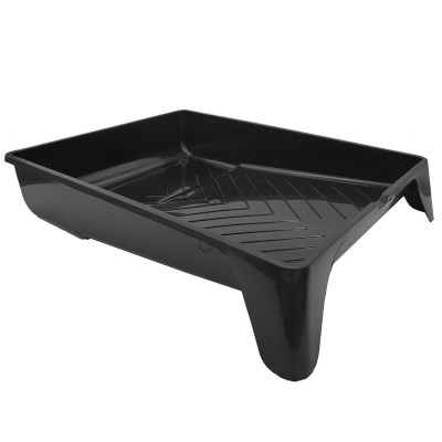 Boîte de peinture émulsifiée Plateau plastique grand noir épaissi