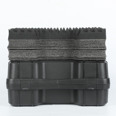 PEVINE boîte à outils plastique portable noir