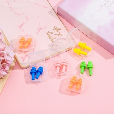 Bouchons d'oreilles imperméable en silicone