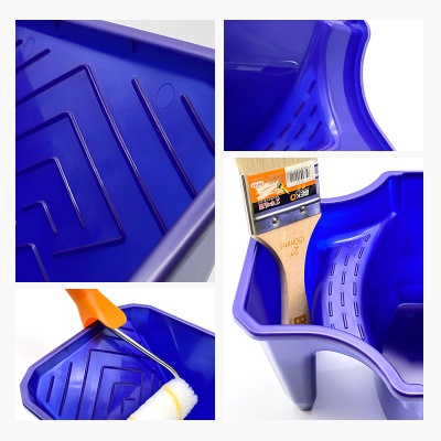 récipient à peinture portable en plastique