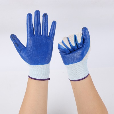 Gants de protection  en caoutchouc au nitrile résistant à l'usure et antidérapant