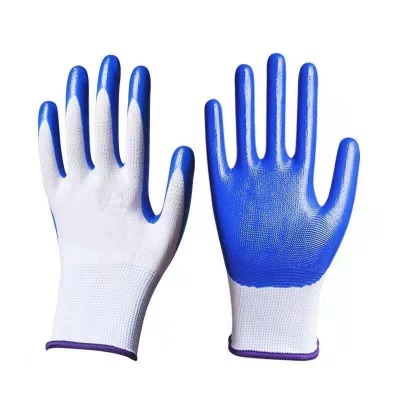 Gants de protection  en caoutchouc au nitrile résistant à l'usure et antidérapant
