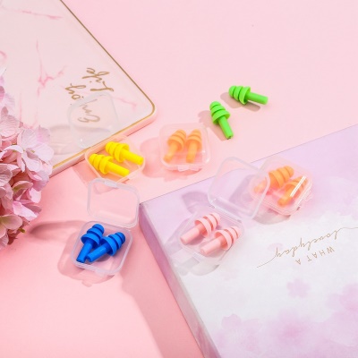 Bouchons d'oreilles imperméable en silicone