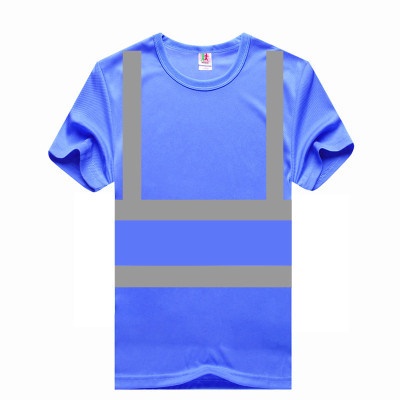 T-shirt pour personnel de construction chantier à Séchage rapide  manches courtes