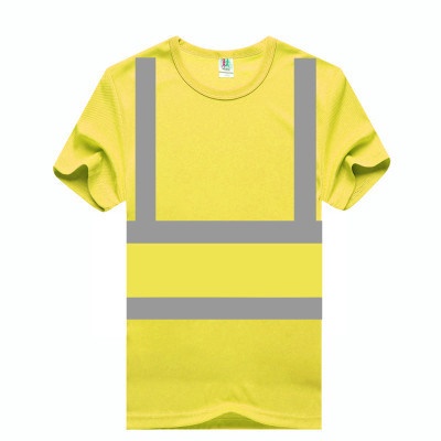 T-shirt pour personnel de construction chantier à Séchage rapide  manches courtes