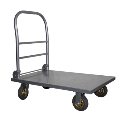Chariot pliant en tôle d'acier épaissie à 4 roues