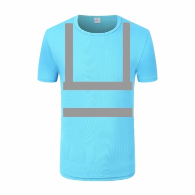 T-shirt pour personnel de construction chantier à Séchage rapide  manches courtes