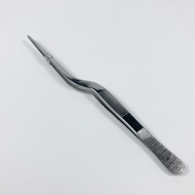 Outil à épiler en acier inoxydable coude 14cm-30cm épaissi