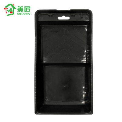 Palette de peinture noire en plastique 4 pouces