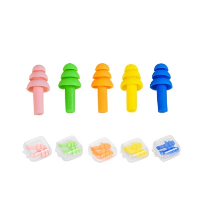 Bouchons d'oreilles imperméable en silicone