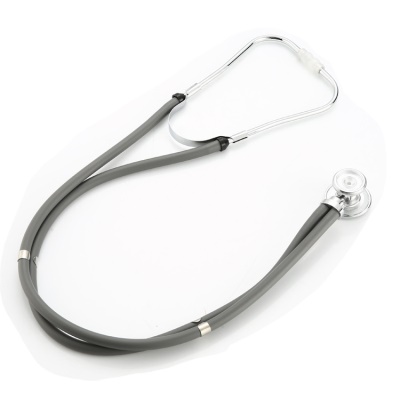 Ks stéthoscope en alliage  zinc double tube