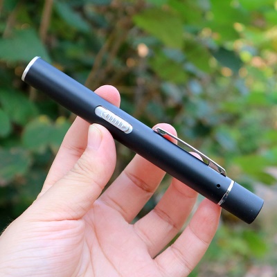 FENGXINGWUWAI Mini torche médicale USB rechargeable blanc et jaune double lumière