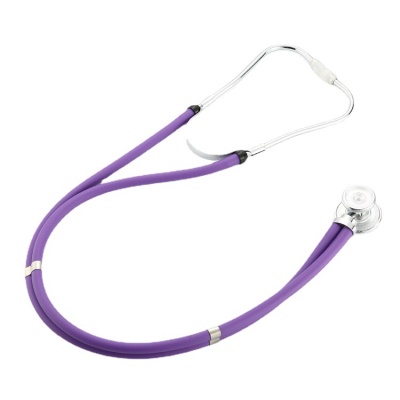 Ks stéthoscope en alliage  zinc double tube