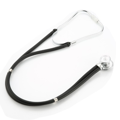 Ks stéthoscope en alliage  zinc double tube