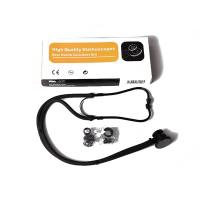 GAODA Stéthoscope à double tube en cuivre en silicone (les dimensions extérieures peuvent être contestées)
