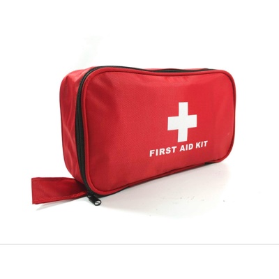 DearGo  Trousse de premiers soins 180 pièces en nylon rouge