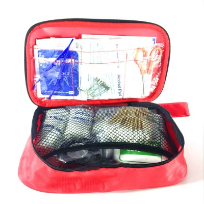 DearGo  Trousse de premiers soins 180 pièces en nylon rouge