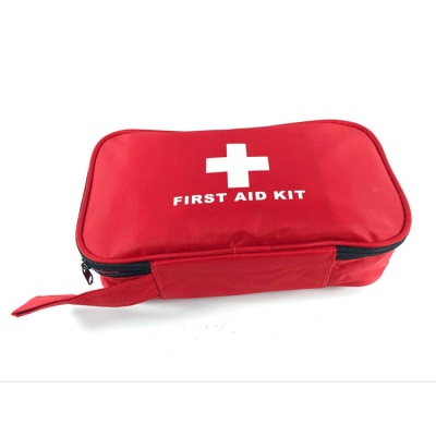 DearGo  Trousse de premiers soins 180 pièces en nylon rouge