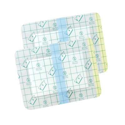 BAOFANG Pansements autocollants coton absorbant PET transparent