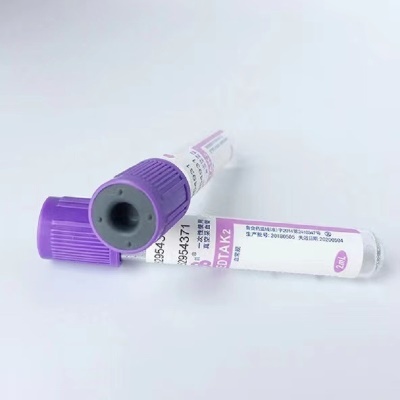 Tube de prélèvement  sanguins sous vide avec anticoagulant à l'héparine jetable