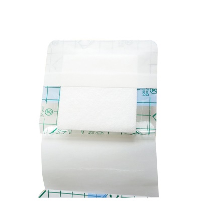 BAOFANG Pansements autocollants coton absorbant PET transparent