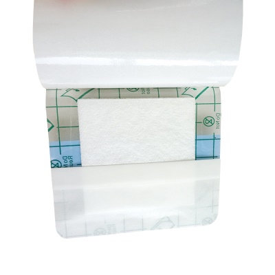 BAOFANG Pansements autocollants coton absorbant PET transparent