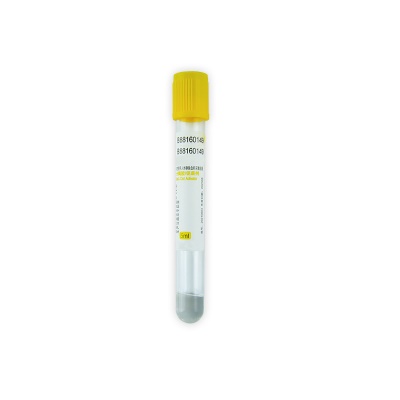 Collecteur de sang sous vide jetable séparateur de gel + procoagulant pour l'analyse biochimique rapide du sérum séparé Verre PET