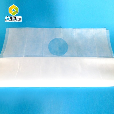 Drap de lit circulaire perforé jetable Non-tissé 10 feuilles/paquet