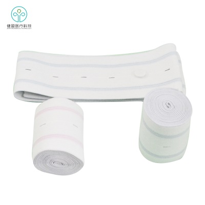 Bandeau abdominal en tricot stretch doux avec bouton
