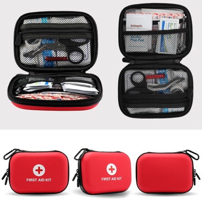 RISEN  Trousse de soins médicaux (24 pièces incluses) EVA imperméable pratique