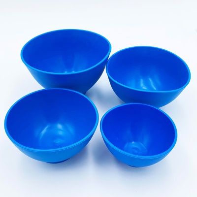 Bol à plâtre jetable bleu