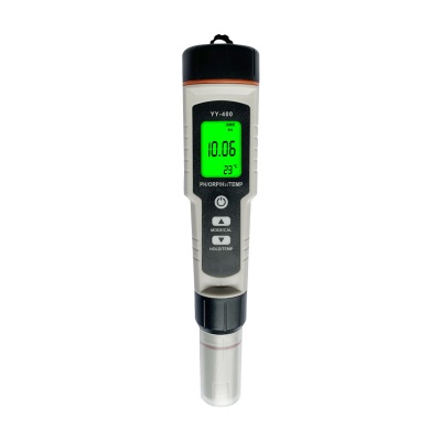 Testeur de qualité de l'eau portable 4-en-1 avec LCD double affichage