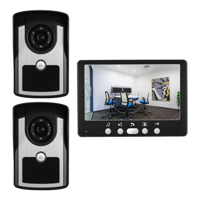 SYSD Système de contrôle d'accès intelligent 7 pouces avec interphone vidéo HD étanche
