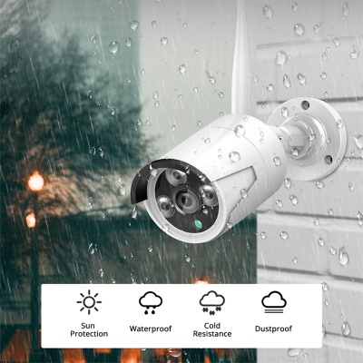 Système de surveillance complet sans fil HD vision nocturne WIFI réseau mobile surveillance à distance