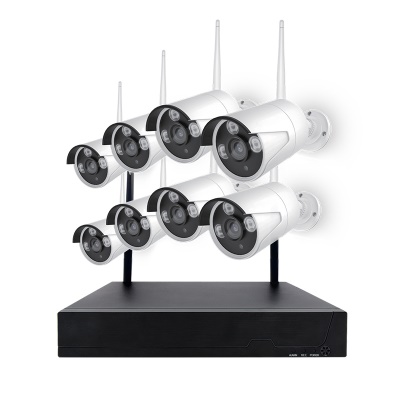 Système de surveillance complet sans fil HD vision nocturne WIFI réseau mobile surveillance à distance